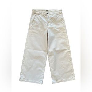 BLDWN Baldwin Off White Cropped Devin Chinos 27